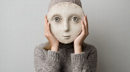 Minimal concept promoting mental health and psychological age balance awarenessの素材