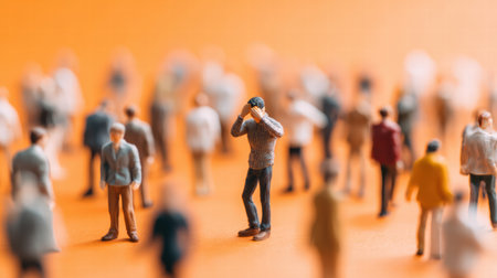 emotional image of loneliness sadness and mental struggle from overthinking.の素材