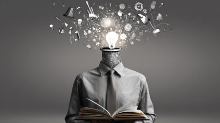 mental struggle with decision making and overanalyzing every choice daily.の素材