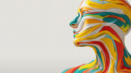 Chaotic inner noise scattering through warped layers of mental distortion and emotion.の素材