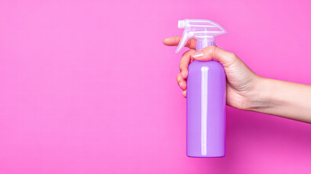 Hands sanitizing in a bright clean scene highlighting modern minimal hygiene concept.の素材