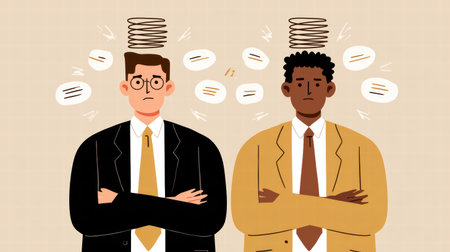 Abstract imagery expressing sensitivity peaks and irregular emotional fluctuations.の素材