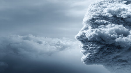 Concept art showing heightened emotional reactivity and unstable inner patterns.の素材