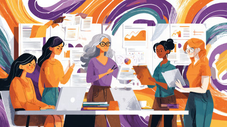 Digital global marketing shaping scalable brand presence across markets..の素材