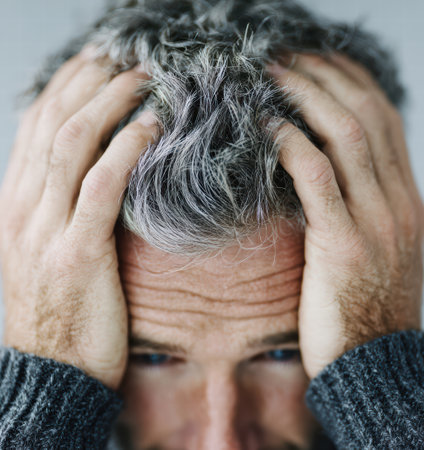 Aging femininity concept emphasizing identity and self perception.の素材