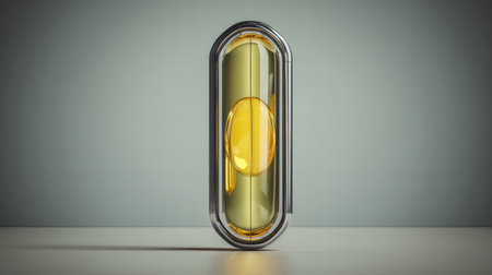 Omega 3 concept emphasizing lipid balance and cholesterol regulation.の素材