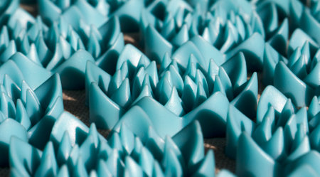 Massage on the mat. Close-upの写真素材