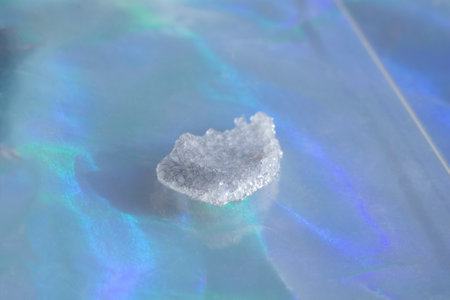 A smear of scrub on a color background. The concept of beauty.の写真素材