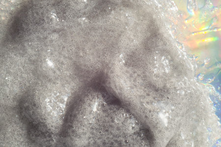 Scrub on a color background