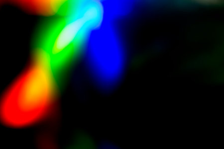 Blurry holographic image. color backgroundの写真素材