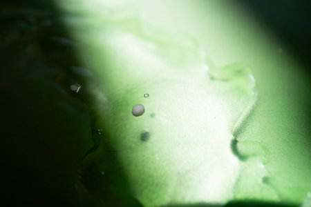 Smear of product on a light backgroundの写真素材