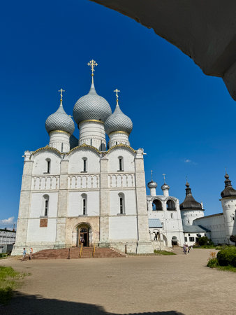 Russia Rostov Veliky July 15, 2025 Rostov Kremlin in summer. High quality photoの写真素材