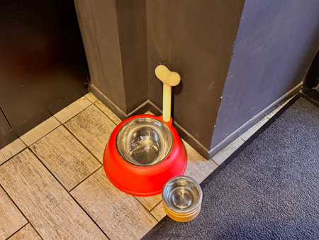 Christmas tree decorated with red bows. High quality photoの写真素材