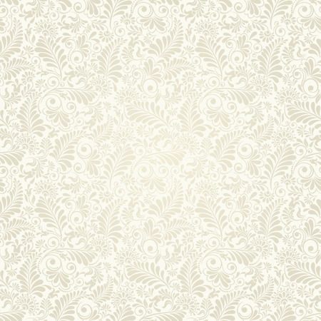 seamless background of light beige color in the style of damascusのイラスト素材