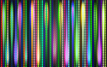 Abstract vector background with a lot of circles and lightのイラスト素材