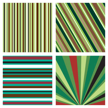 Four striped background patternのイラスト素材