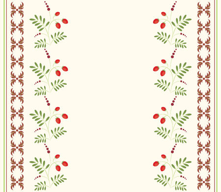 floral cardのイラスト素材