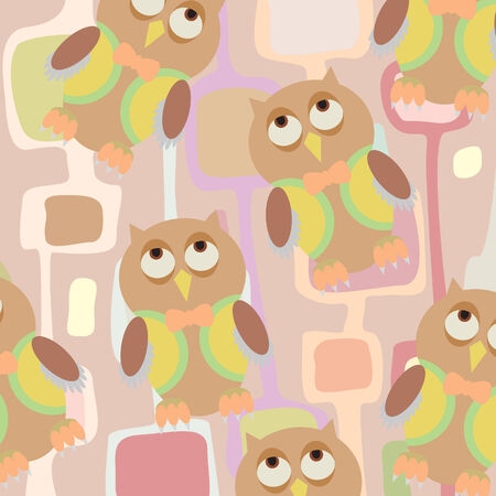 Seamless children background patternのイラスト素材