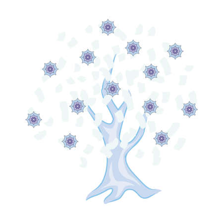 Winter treeのイラスト素材