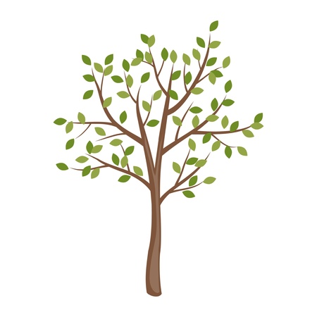 Early spring treeのイラスト素材