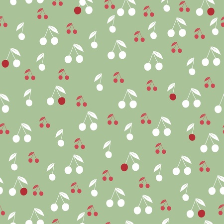 Seamless berry wallpaperのイラスト素材