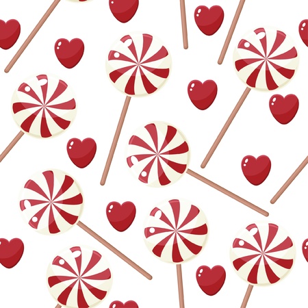 Seamless candy wallpaperのイラスト素材
