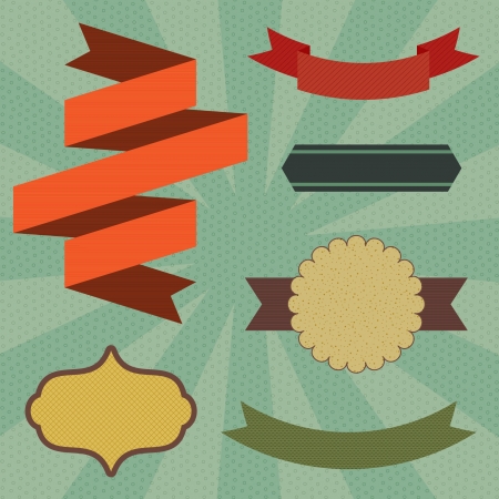 Retro poster vector elements. Eps 10のイラスト素材