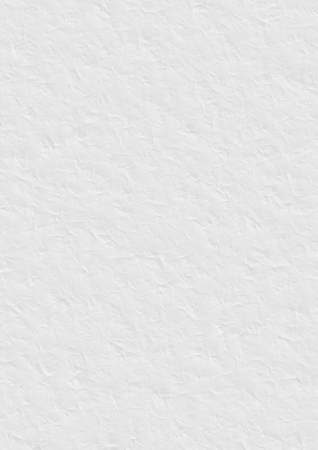 White crumpled paper texture; digitally generated 3D texture of the white creased paperの写真素材