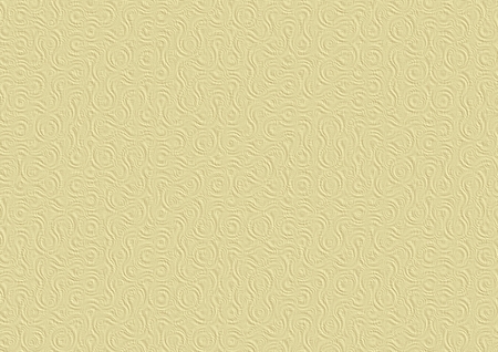 Naturally looking digitally generated 3D texture of the sandy beige paper with circular truchet embossing.の写真素材