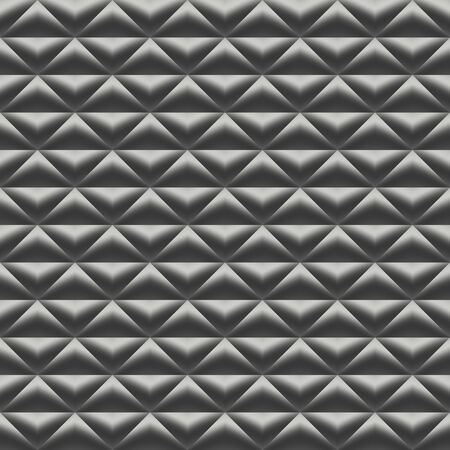 Abstract metallic raster seamless pattern. Digitally generated pattern with 3D effect and soft metallic luster.の写真素材