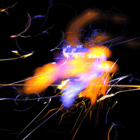 abstract background, unique illustration, multicolored fractal composition for graphic and design...