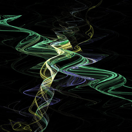 abstract background, unique illustration, multicolored fractal composition for graphic and design...