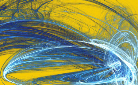 abstract background, unique 3D illustration, multicolored fractal composition for graphic and design art projects. High qualityの写真素材