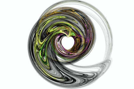 abstract background, 3D illustration, multicolored fractal unique composition for graphic and design...