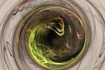 abstract background, 3D illustration, multicolored fractal unique composition for graphic and design...