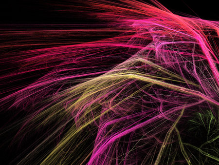 Abstract background, colored fantastic texture, unique art illustration, fractal for graphic design projects. High quality illustration. High quality illustrationの写真素材