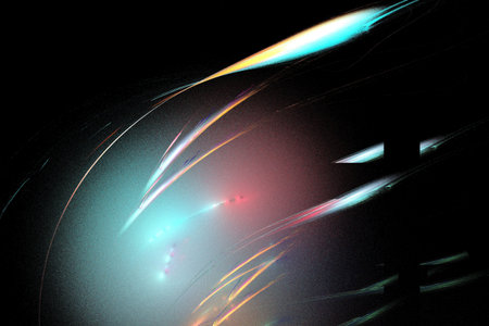 abstract background, 3D illustration, multicolored fractal unique composition for graphic and design...