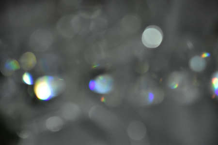gray abstract background with white and colored bokeh. High quality photoの写真素材