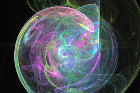 abstract background, 3D illustration, multicolored fractal unique composition for graphic and design...
