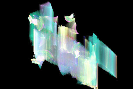 abstract background color trends 2022 , art unique 3D illustration,violet multicolored fractal...