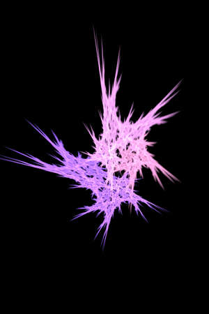 abstract background color trends 2022 , 3D illustration, rendering pink violet black multicolored lines fractal unique composition for graphic and design art projects. high qualityの写真素材