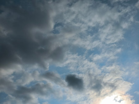Blue gray sky cloud landscape nature air weather background