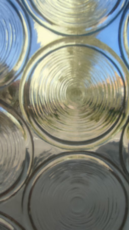 glass, round shapes, material window background texture. High quality photoの写真素材