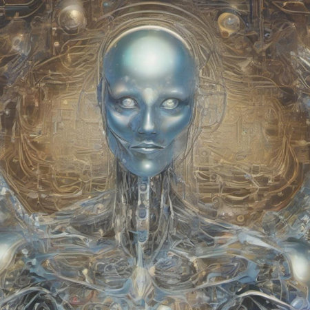 alien alien gray face portrait UFO. High quality illustrationの写真素材