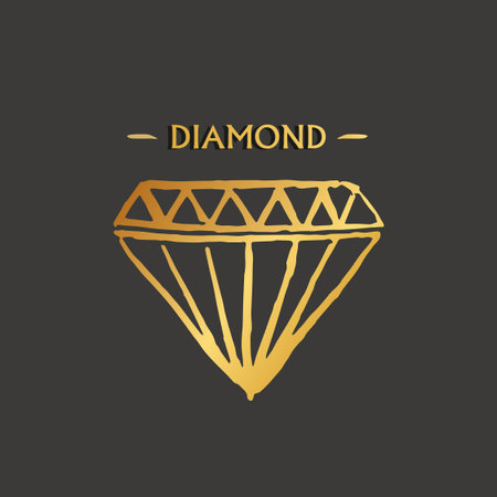 Diamond logo design.のイラスト素材