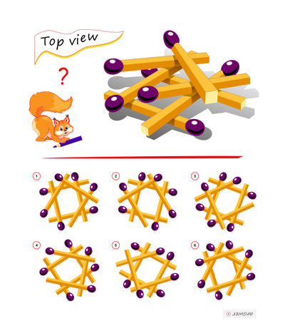 Vector of Logic puzzle game for children - ID:1-167308144 - Royalty ...