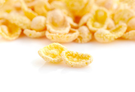 Cereal on the white background
