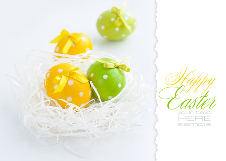 Easter eggsの写真素材
