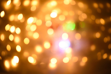 Blurred abstract background lights, beautiful Christmas.