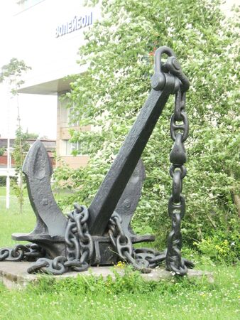 monument to an anchor in St  Petersburgのeditorial素材